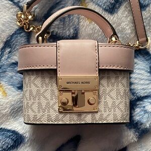 Michael Kors Blush and Cream Mini Bag